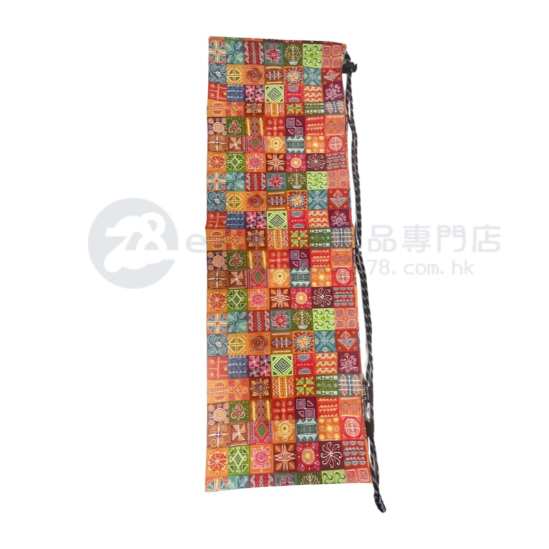 Handmade Water Resistant Racket Case ( Orange Ethnicity 278