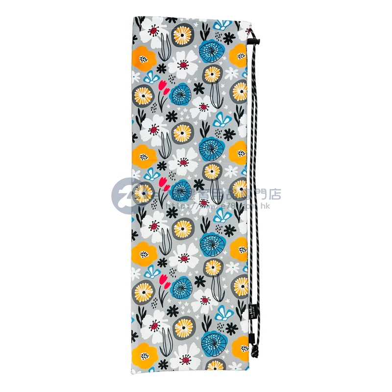 Handmade Water Resistant Racket Case (Gray flower pattern 392)