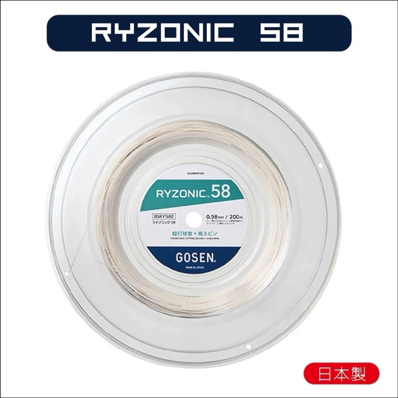 GOSEN RYZONIC 58 Reel|White|Yellow|BLACK|PINK