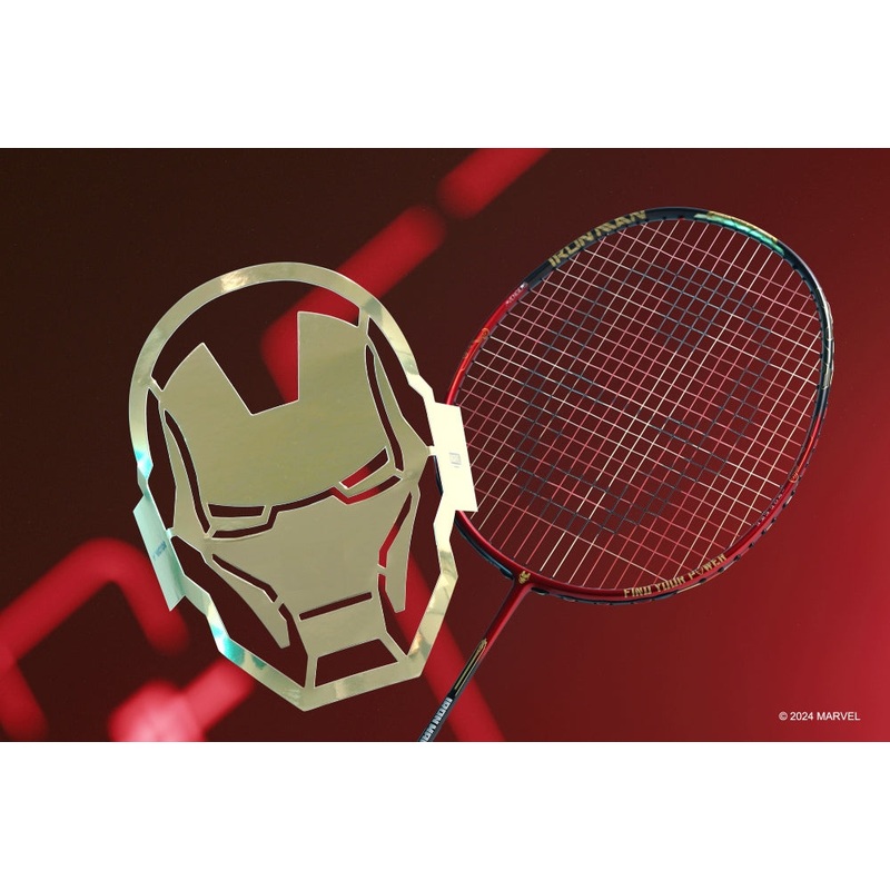 VICTOR Iron Man Limited Racket Set – IRON MAN METALLIC GB D