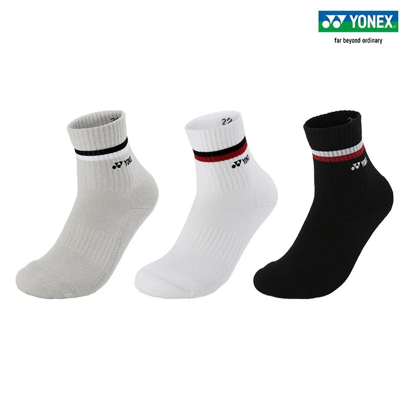 YONEX Men’s Sport Socks 145144BCR (3 pairs)