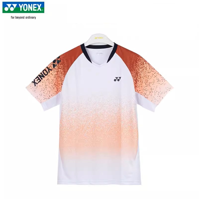 YONEX Men’s T-shirt 110374BCR|White (011)|Navy Blue (019)|M|L|O (XL)|XO (XXL)|XXO (XXXL)