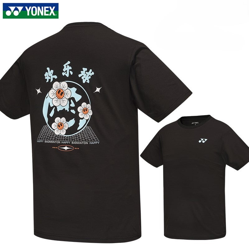 YONEX Men’s T-shirt 115294BCR|Black (007)|Off White (200)|M|L|O (XL)|XO (XXL)|XXO (XXXL)