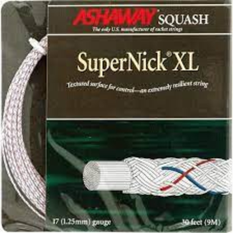 Ashaway SuperNick XL Squash STRINGING SERVICE
