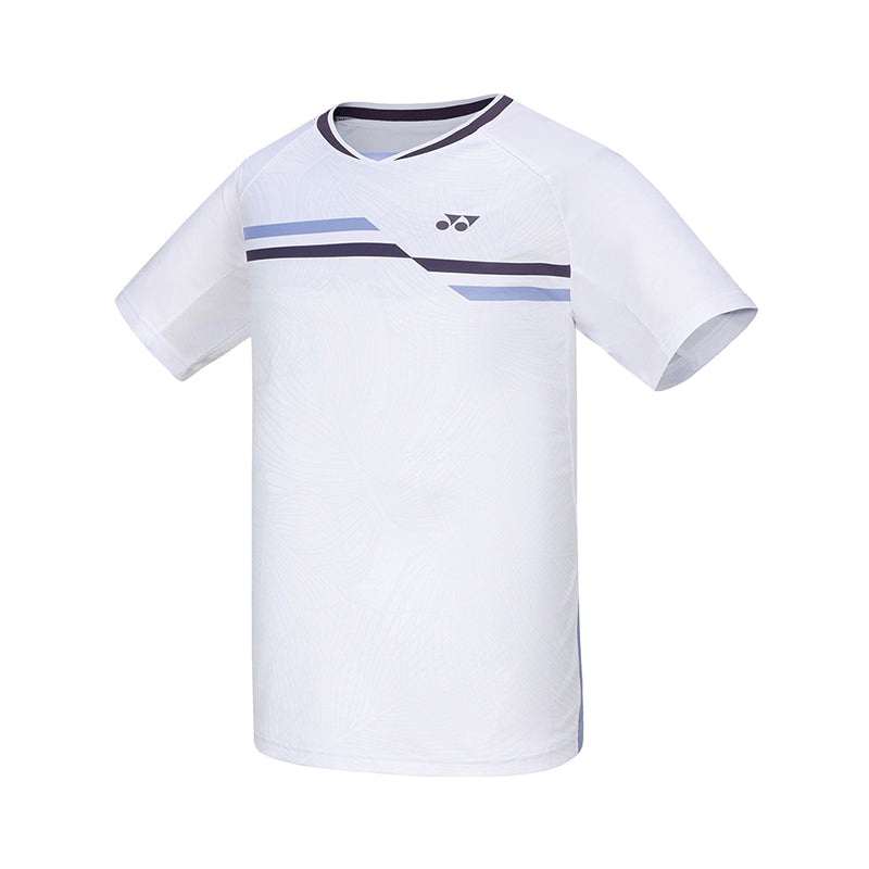 YONEX Men’s T-shirt 110394BCR|White (011)|Azure blue (449)|M|L|O (XL)|XO (XXL)|XXO (XXXL)