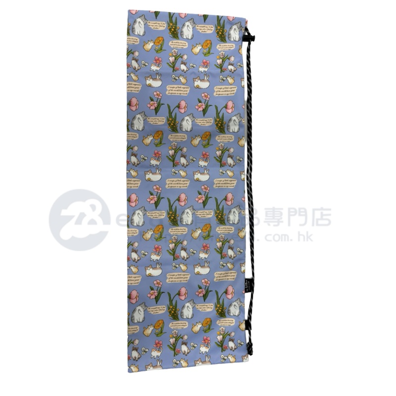 Handmade Water Resistant Racket Case (Cat Garden 457)