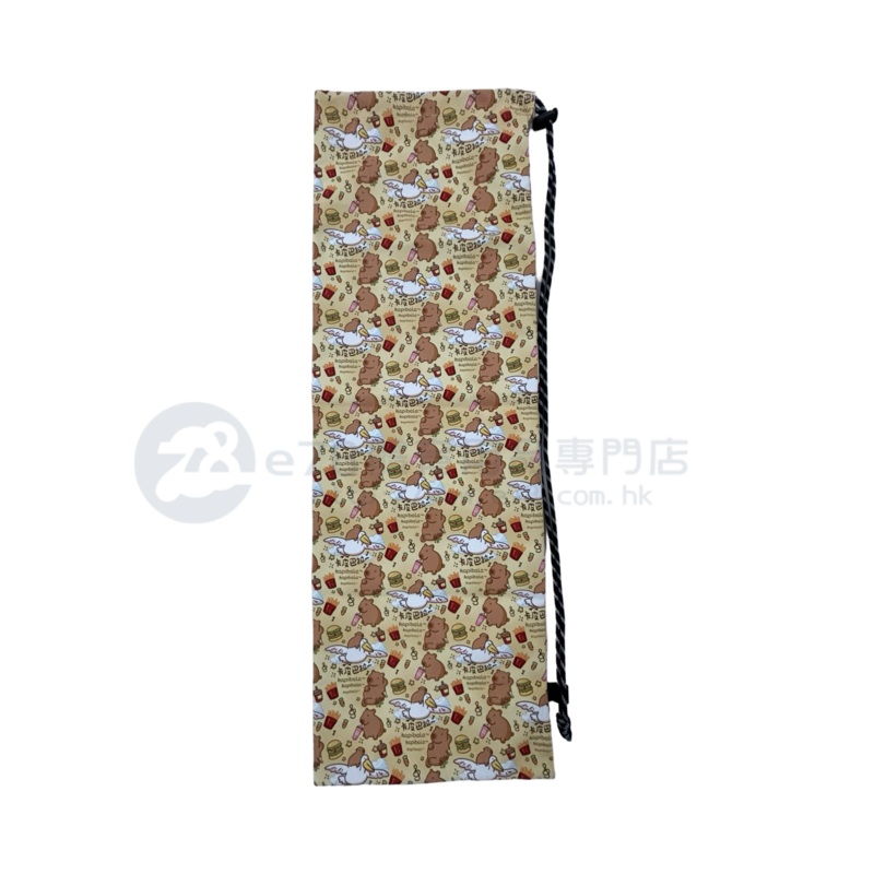 Handmade Water Resistant Racket Case (Fast Food Kapibala 471)