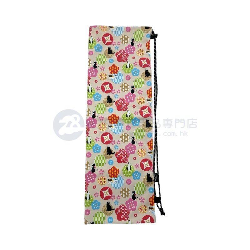 Handmade Water Resistant Racket Case (Japanese Floral Cat 476)