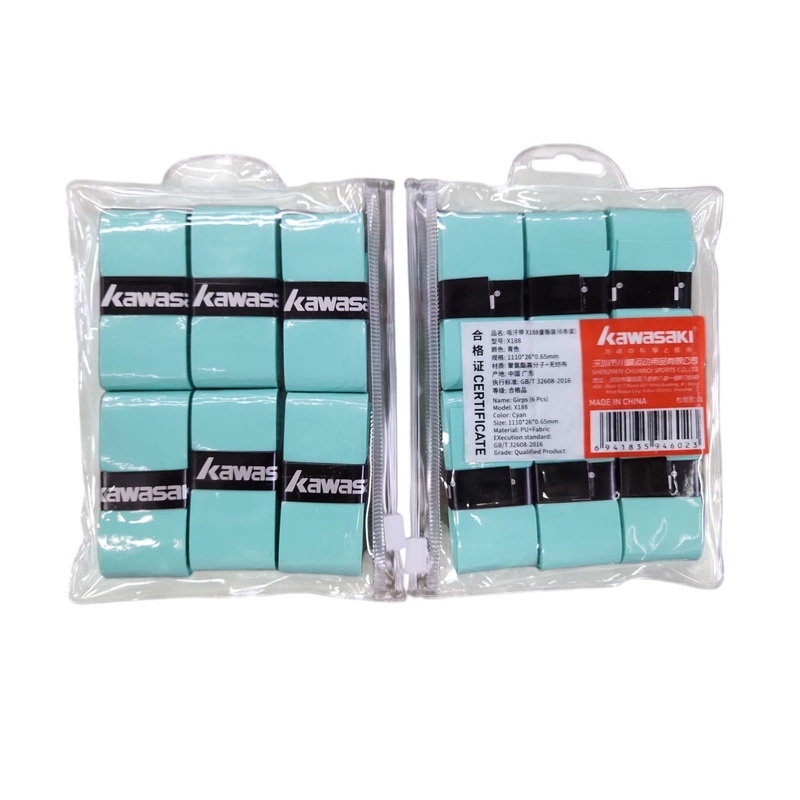 Kawasak Sweat-absorbent Grip X188 (6 pack)