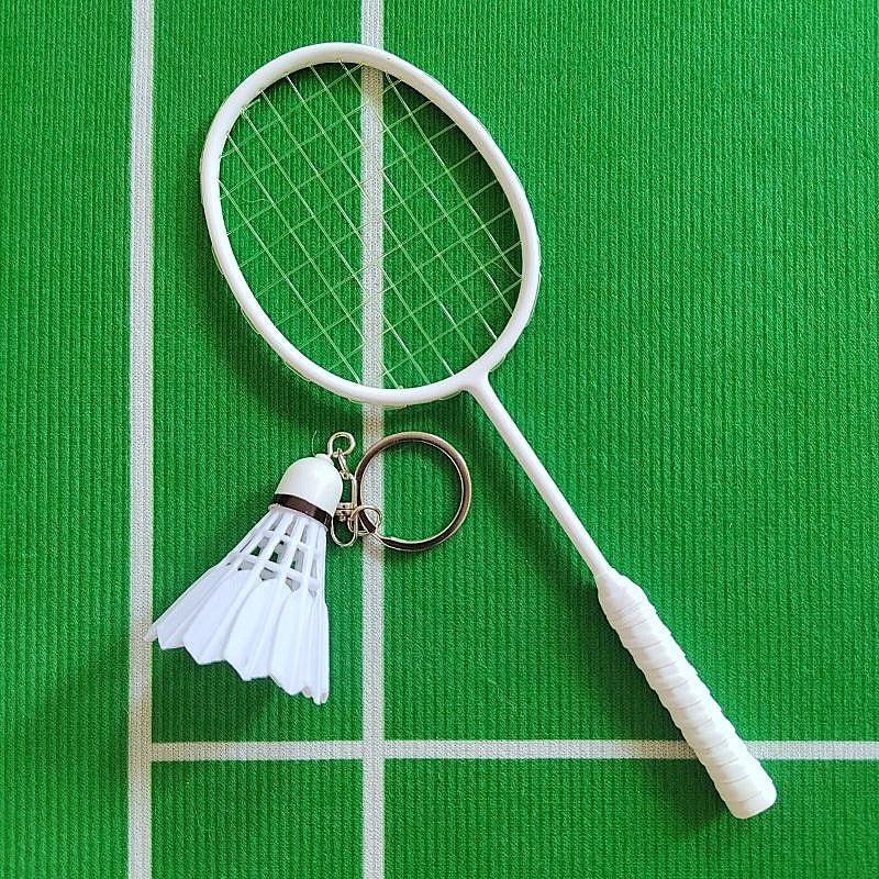 Mini Badminton Racket Keychain CKEY006
