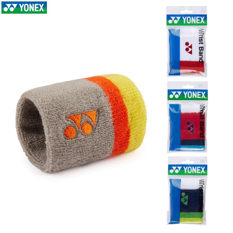 Yonex Wristband AC039CR|White (011)|Pink (025)|Ice gray (326)|Navy blue (019)