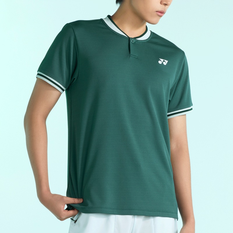 YONEX Men’s T-Shirt 255TS001M|GREEN|95(M)|100(L)|105(XL)|110(XXL)