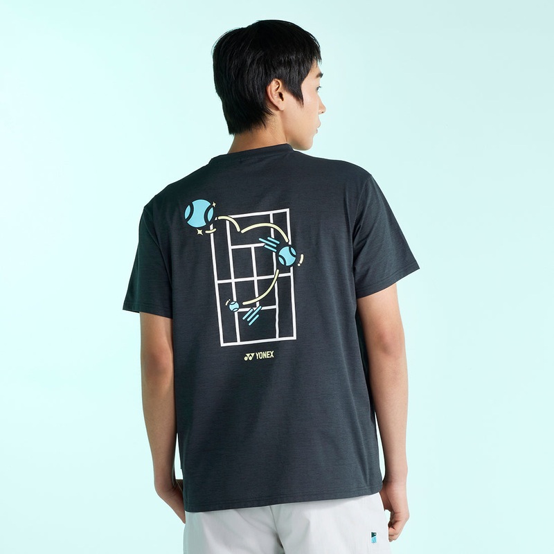 YONEX UNI T-Shirt 255TS009U|KHAKI GRAY|85(XS)|90(S)|95(M)|100(L)|105(XL)|110(XXL)