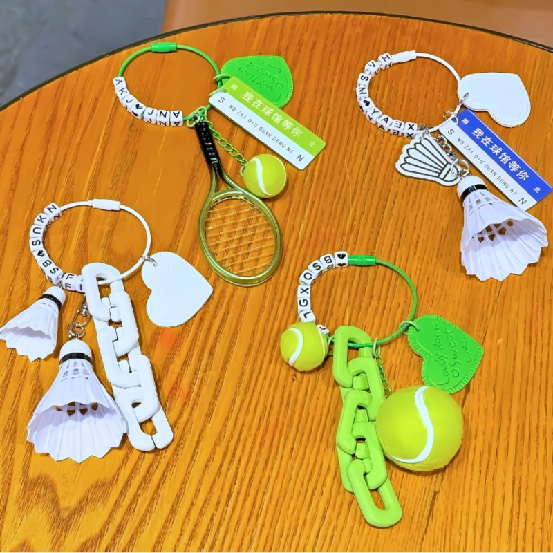 Badminton and Tennis Keychain CKEY015