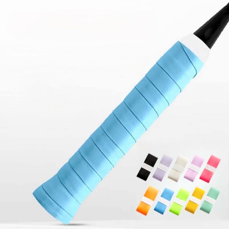 Non-Slip Racket Grip CGR002|Purple|Fluorescent Pink|Light Blue|White|Black|Pink|Fluorescent Green|Yellow|Light Purple|Blue Green|Red|Blue|Grey|Orange|Bright Green|Bright pink|Light yellow