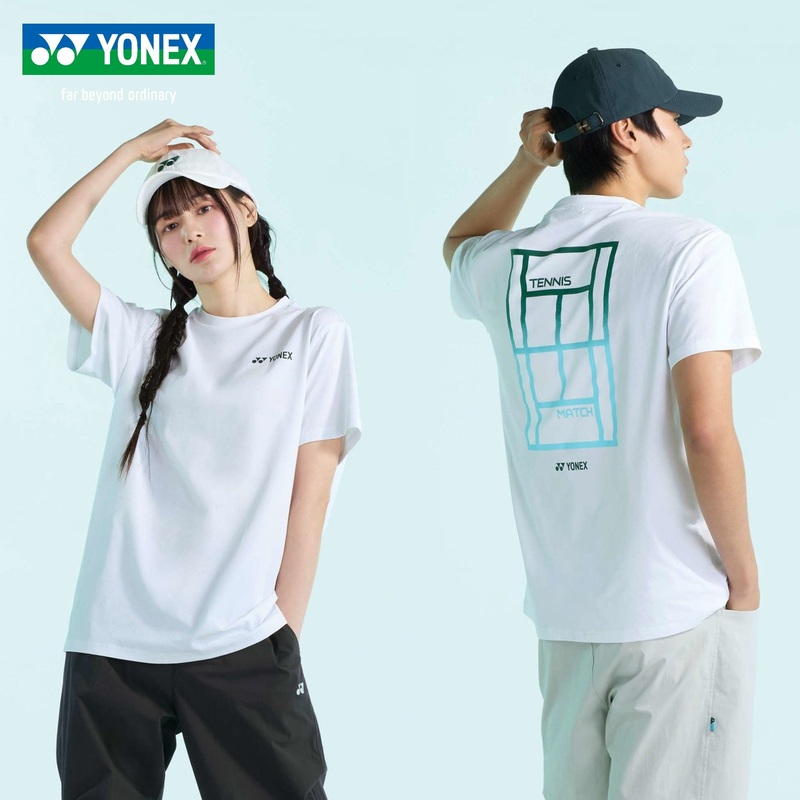 YONEX UNI T-Shirt 255TS016U|WHITE|85(XS)|90(S)|95(M)|100(L)|105 (XL)|110(XXL)
