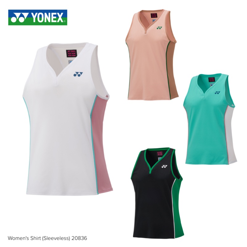 YONEX Women’s Tank 20836|White|Clear Mint|Black|Pink Beige|S|M|L|O (XL)|XO (XXL)