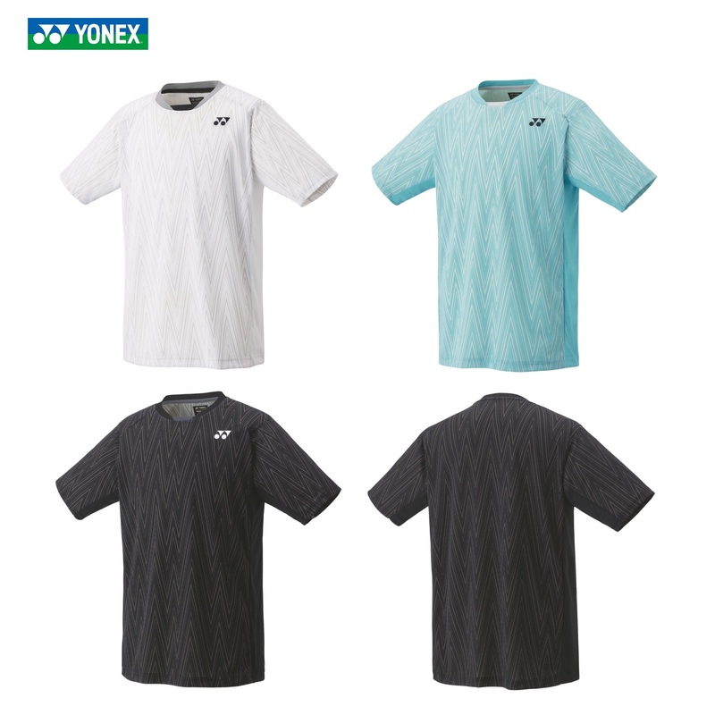 YONEX UNI Game Shirt 10671|White (011)|Black (007)|Water Green (048)|SS (XS)|S|M|L|O (XL)|XO (XXL)