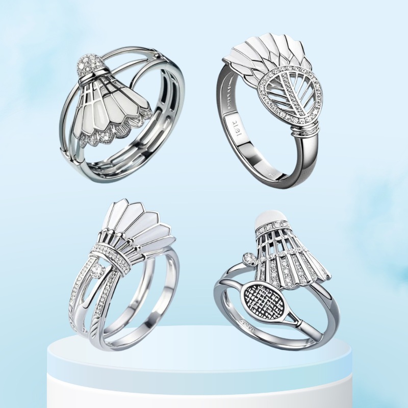 Game On! Stylish Badminton Ring CACC003