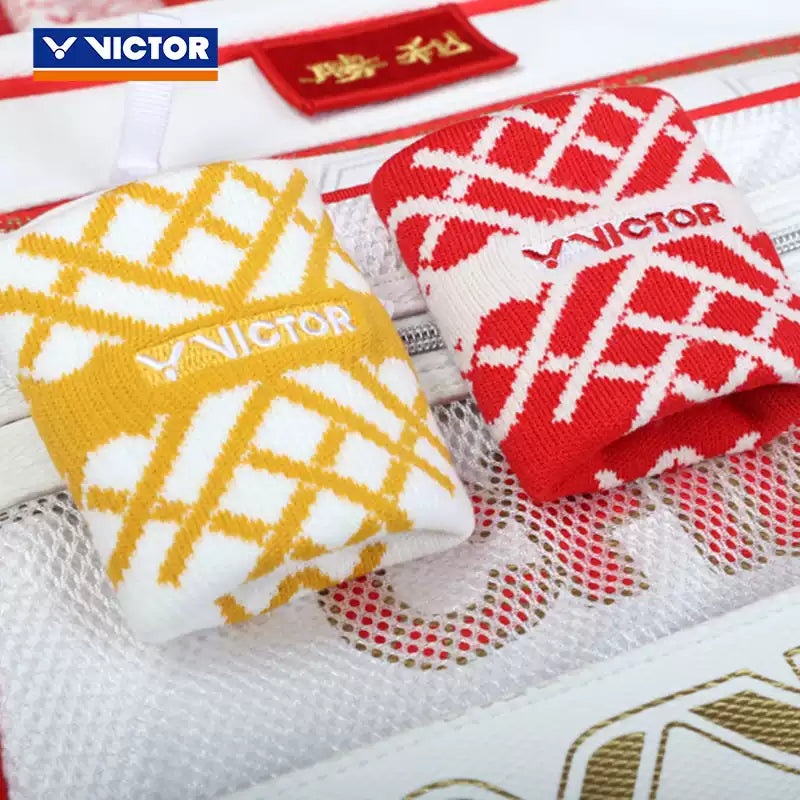 VICTOR Wristband SP3008|White|Chinese Red