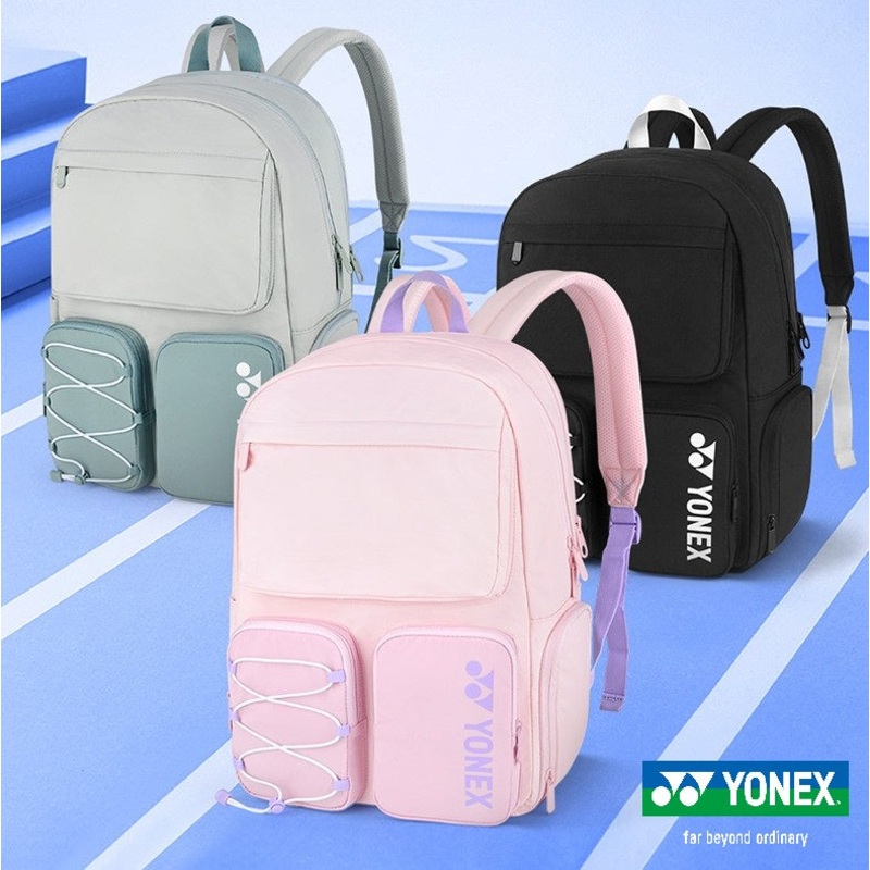 YONEX Racket Backpack BA348CR|Light Pink|Dark Green|Black