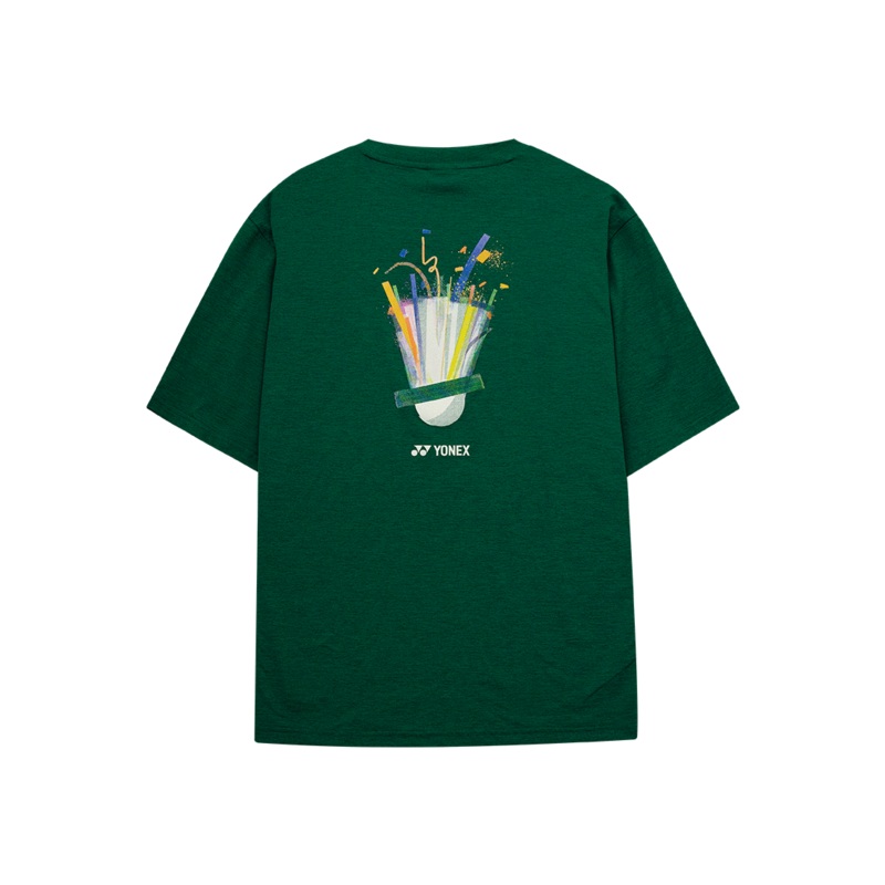 YONEX UNI T-SHIRTS 253TS051U|Green|85(XS)|90(S)|95(M)|100(L)|105 (XL)|110(XXL)