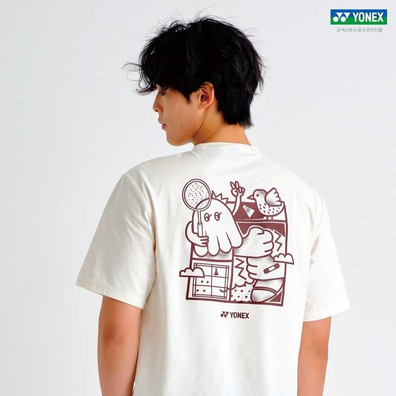 YONEX UNI T-Shirt 253TS038U|IVORY|85(XS)|90(S)|95(M)|100(L)|105(XL)|110(XXL)