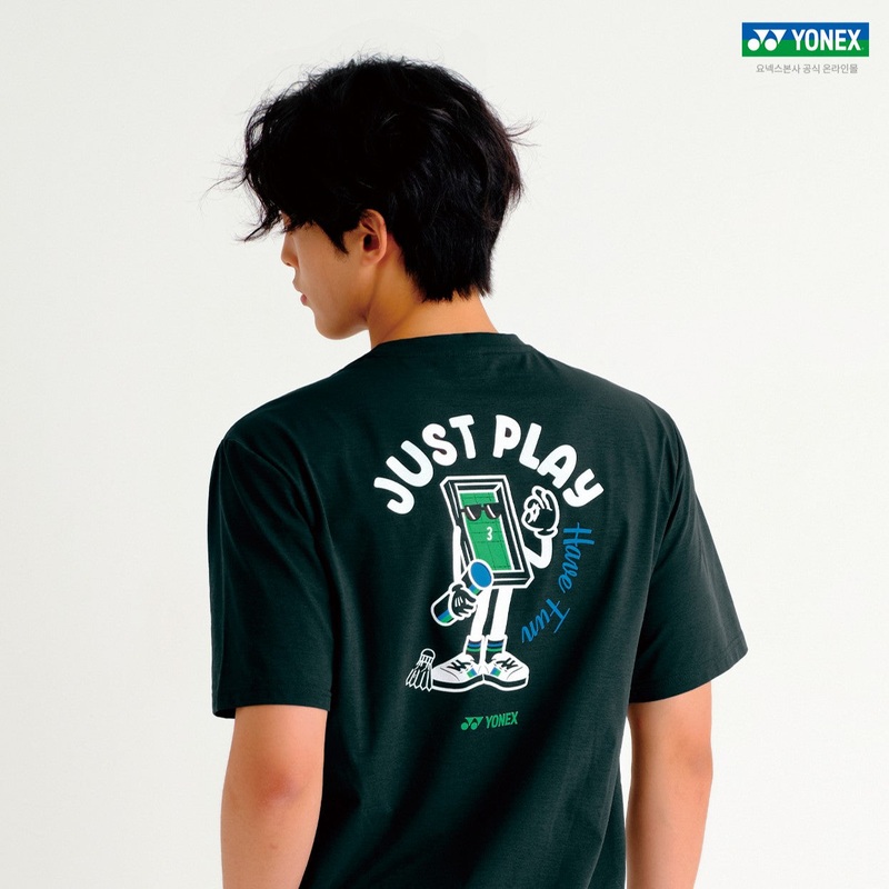YONEX UNI T-Shirt 253TS040U|DARK GREEN|85(XS)|90(S)|95(M)|100(L)|105(XL)|110(XXL)