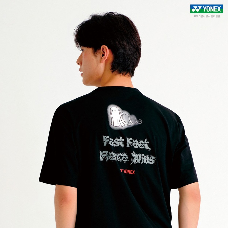YONEX UNI T-Shirt 253TS041U|BLACK|85(XS)|90(S)|95(M)|100(L)|105(XL)|110(XXL)