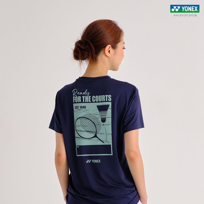 YONEX UNI T-Shirt 253TS055U|Midnight Black|85(XS)|90(S)|95(M)|100(L)|105(XL)|110(XXL)