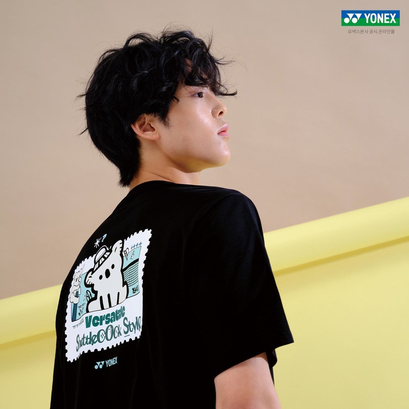 YONEX UNI T-Shirt 253TS037U|Black|90(S)|95(M)|100(L)|105 (XL)