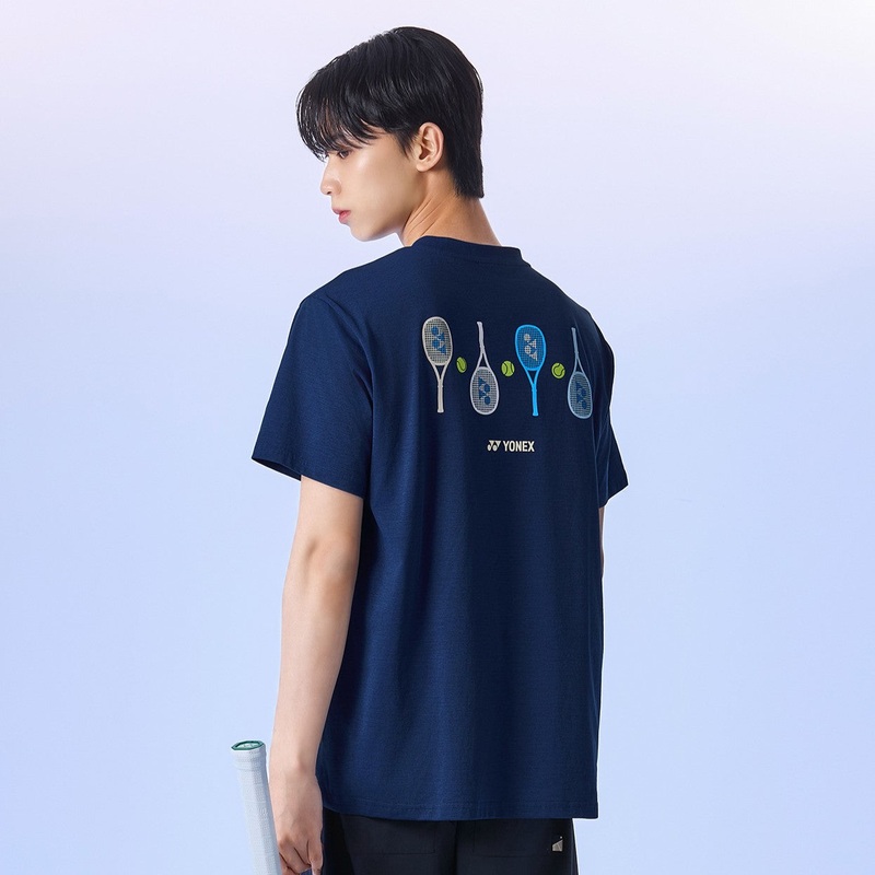 YONEX UNI T-Shirt 255TS028U|NAVY BLUE|85(XS)|90(S)|95(M)|100(L)|105 (XL)|110(XXL)
