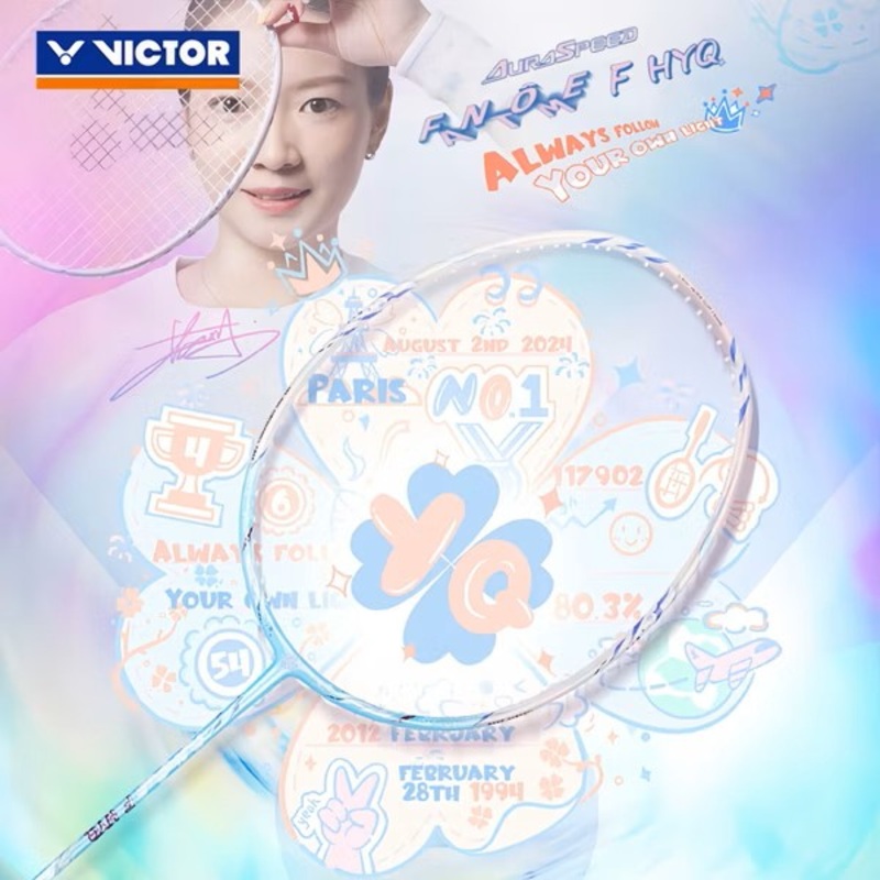 VICTOR x HYQ Collection Racket AURASPEED FANTME F HYQ M